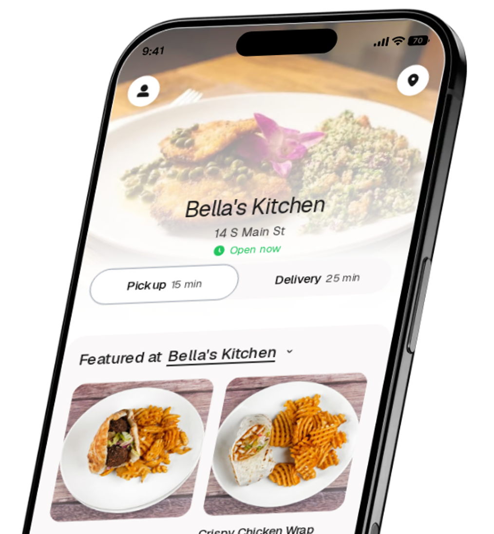 Bella's Kitchen app preview