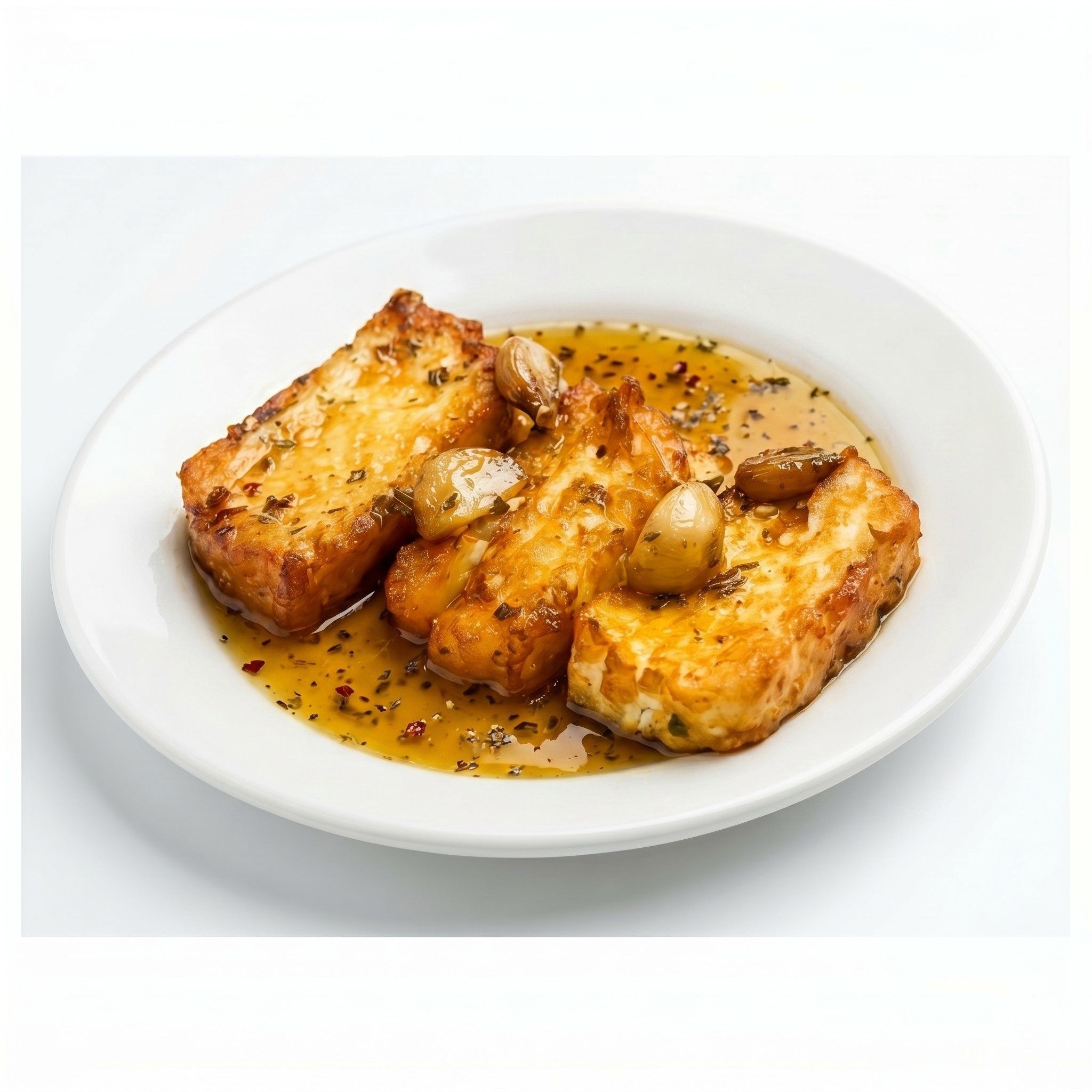 Honey Glazed Halloumi.