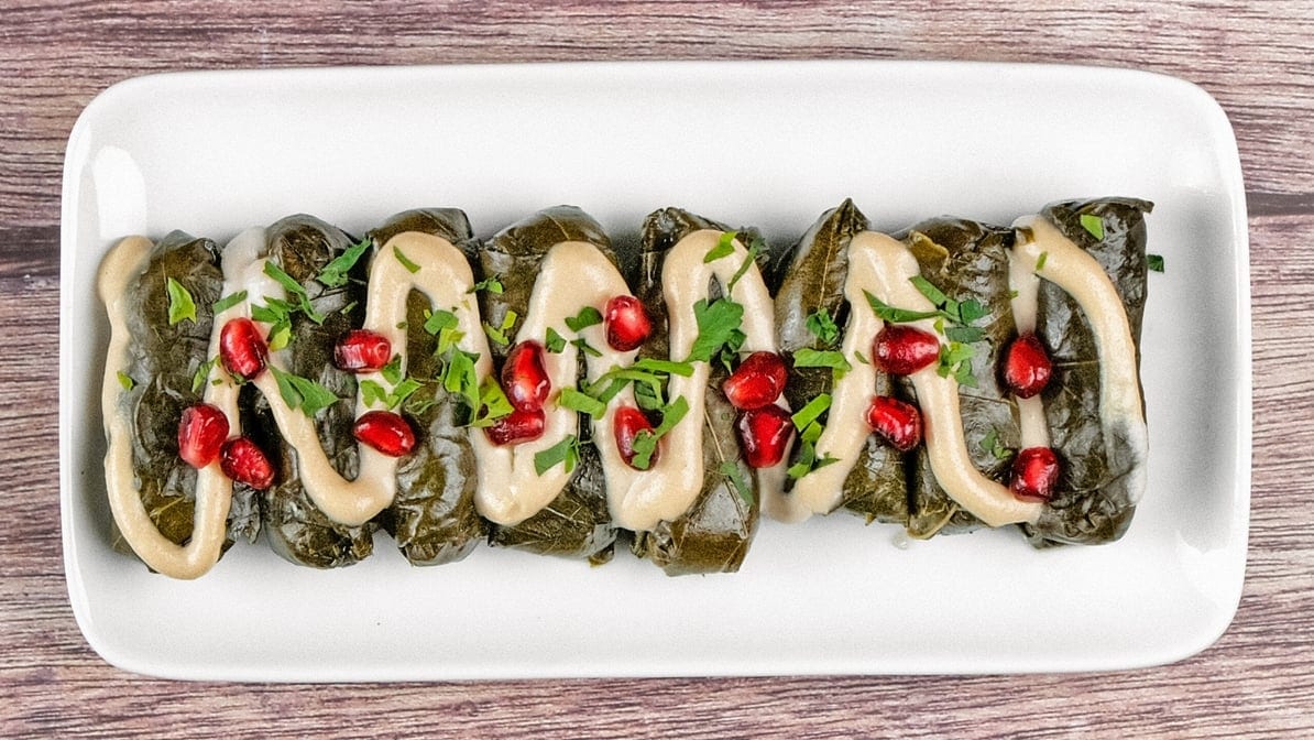Dolmades.