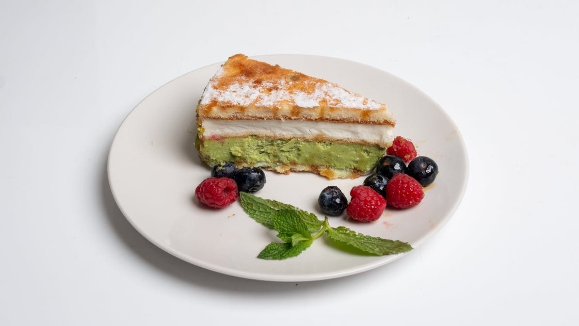 Pistachio Ricotta Cake.