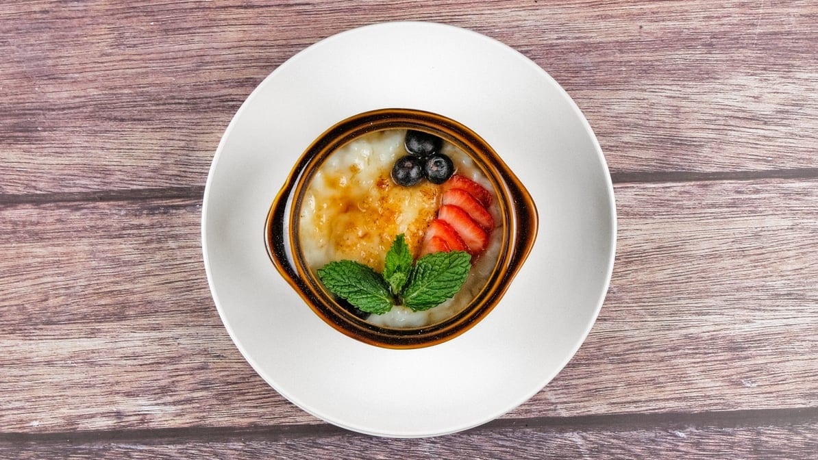 Homemade Rice Pudding.